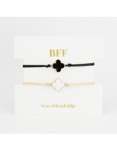 Set Pulsera Friends Clover