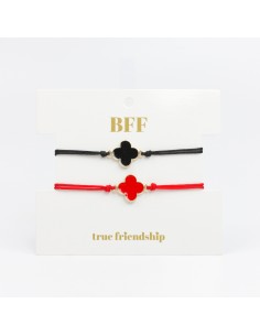 Set Pulsera Friends Clover