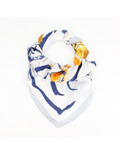 Pañuelo XXL Watercolor Organic Blue