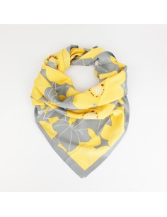 Pañuelo XXL Flower Paradise Grey