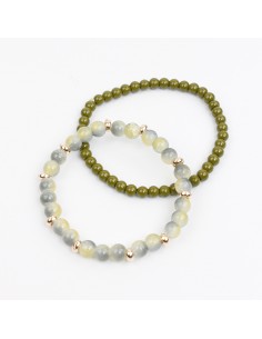 Set Pulseras Marbled