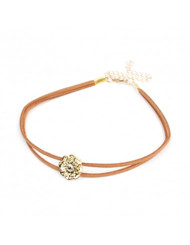 Choker Golden Flower