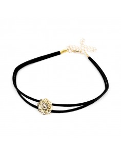 Choker Golden Flower