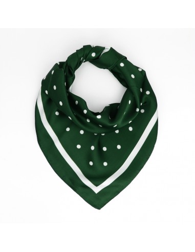 Pañuelo Dots Green (70x70)