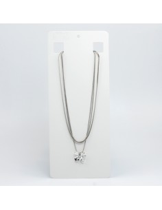 Collar Silver Flower
