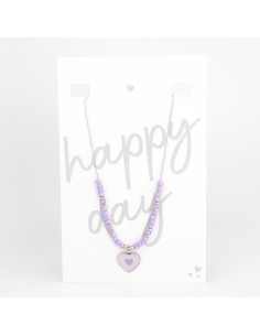 Collar Colored Silver Love