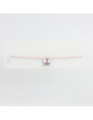 Choker Colors Butterfly Silver