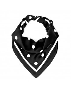 Pañuelo Big Dots Black (70x70)