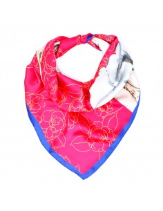Pañuelo Amapola Pink (70X70)
