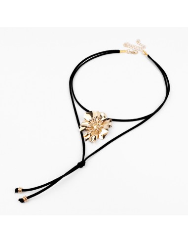 Collar Gold Flower