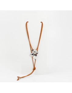 Collar New Silver Flower