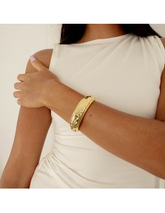 Brazalete Orgánico Irregular Gold
