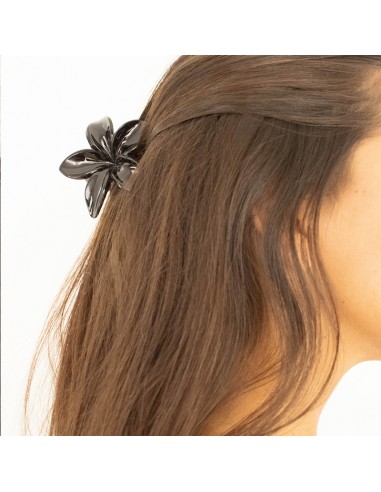 Broche Flor Hawaiana Black