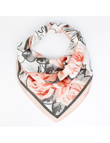 Pañuelo Autumn Flowers Rose (70x70)