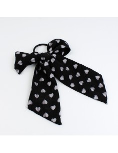 Moño Mini Heart Black