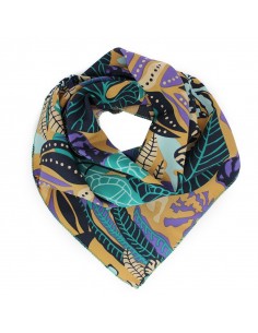 Pañuelo Ida Lila 70x70