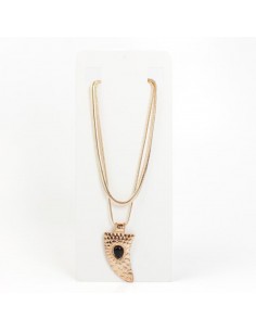 Collar Black Gold Boho