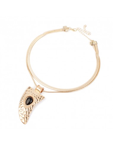 Collar Black Gold Boho