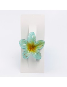 Broche Flor Hawaiana Gold Splash