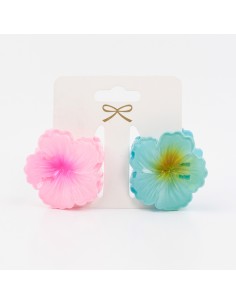 Broche Set x2 Mini Hibiscus