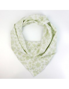 Pañuelo Botanic Green 70x70
