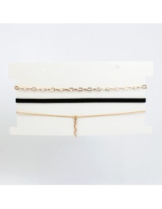 Set de Chokers Snake Gold