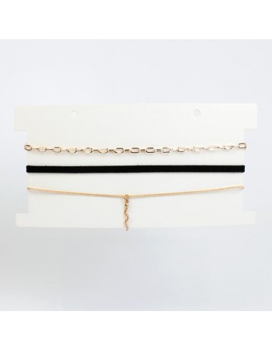 Set de Chokers Snake Gold