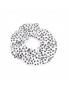 Scrunchie Mini Print White
