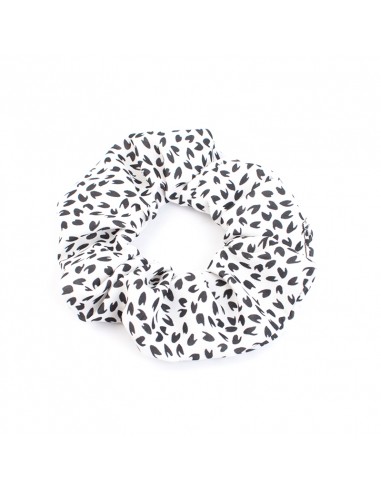 Scrunchie Mini Print White