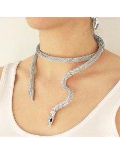 Collar Serpiente Silver