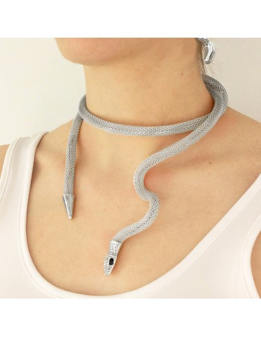 Collar Serpiente Silver
