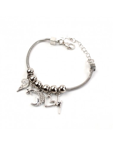 Pulsera Charms Silver