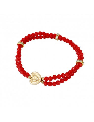 Pulsera Double Rock Heart