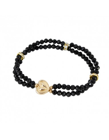 Pulsera Double Rock Heart