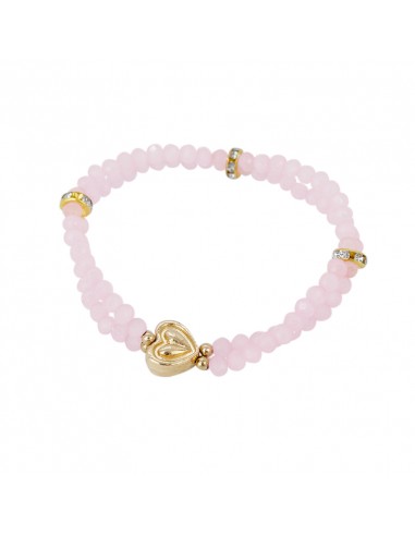 Pulsera Double Rock Heart