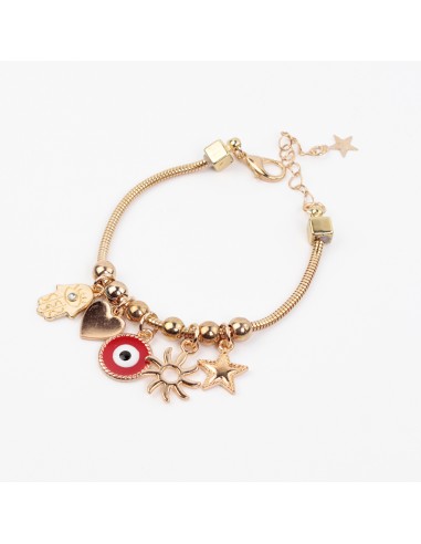 Pulsera de Cadena Gold Charms