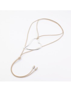 Collar de Gamuza Cuore