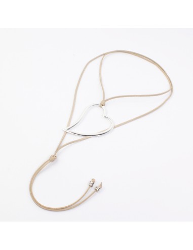 Collar de Gamuza Cuore