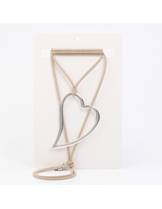 Collar de Gamuza Cuore