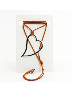 Collar de Gamuza Cuore
