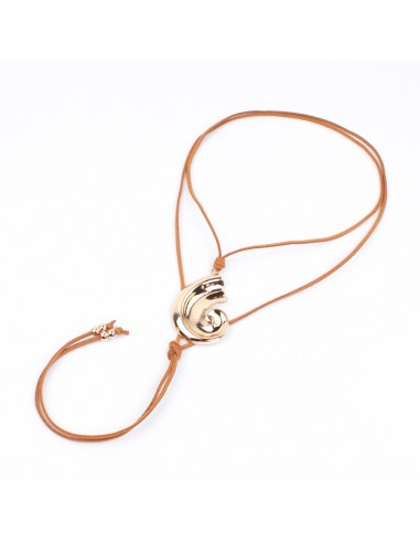 Collar de Gamuza Gold Shell