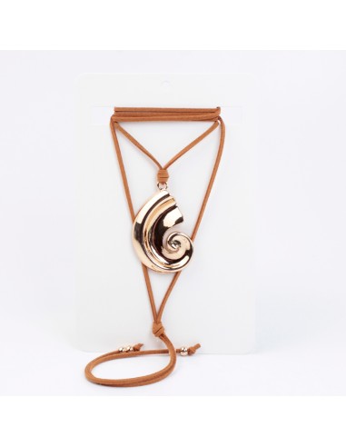 Collar de Gamuza Gold Shell