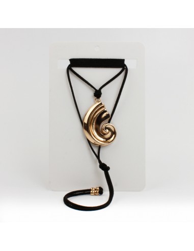Collar de Gamuza Gold Shell