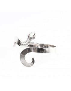 Brazalete Snake Silver