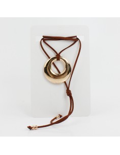 Collar de Gamuza Golden Circle