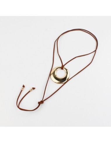 Collar de Gamuza Golden Circle