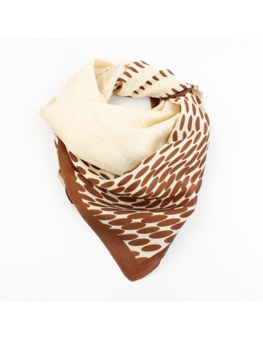 Pañuelo Dots Big Brown (70x70)