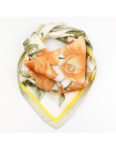 Pañuelo Flower Rose (70x70)