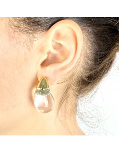 Aro Chunky Crystal Drop Gold