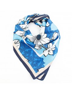 Pañuelo Forest Cyan (70x70)